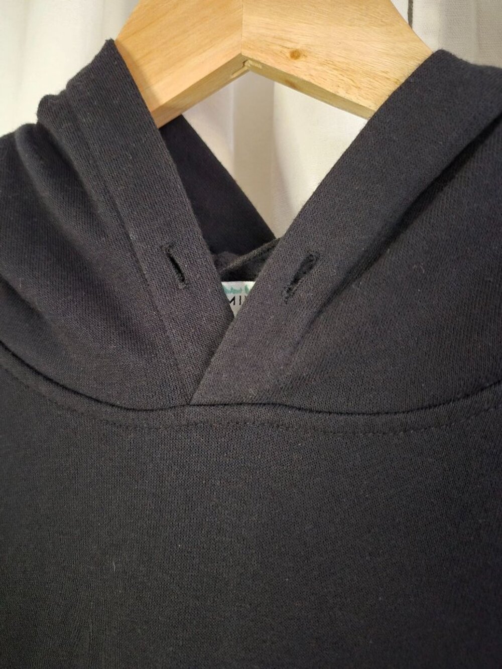 Rebecca Minkoff Janine Medium Black City Classic Pullover Lounge Sweatshirt Dres - Picture 2 of 5